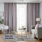 Rideau occultant double couche pour salon, installation plafond