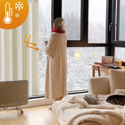 Rideau occultant matelassé isolant thermique jaune