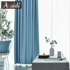 Rideau occultant bleu ciel moderne pour salon et chambre