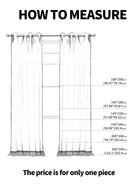 Rideau double voile princesse nordique sur mesure