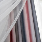 Rideau occultant double couche pour salon, installation plafond