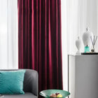 Rideau en velours personnalisable à ombrage modulable