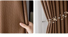 Rideau de chambre marron occultant Tendre Nuit