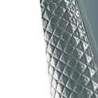 Rideau isolant thermique gris avec doublure aluminium