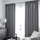 Rideau isolant thermique gris avec doublure aluminium