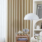 Rideau isolant phonique et thermique beige pour porte