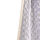 Rideau isolant phonique et thermique beige pour porte