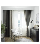 Rideau occultant gris pour salon