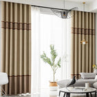 Rideau occultant marron clair moderne pour salon