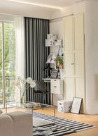 Rideau occultant pour salon, gris, crème ou vert
