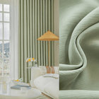 Rideau occultant vert moderne pour salon