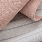 Rideau thermique rose, gris et blanc sur mesure