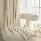 Rideau occultant en velours beige