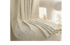Rideau occultant en velours beige