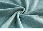 Rideau occultant en velours bleu, sur mesure