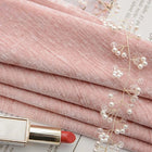 Rideau occultant en velours rose, sur mesure