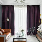 Rideau occultant en velours violet